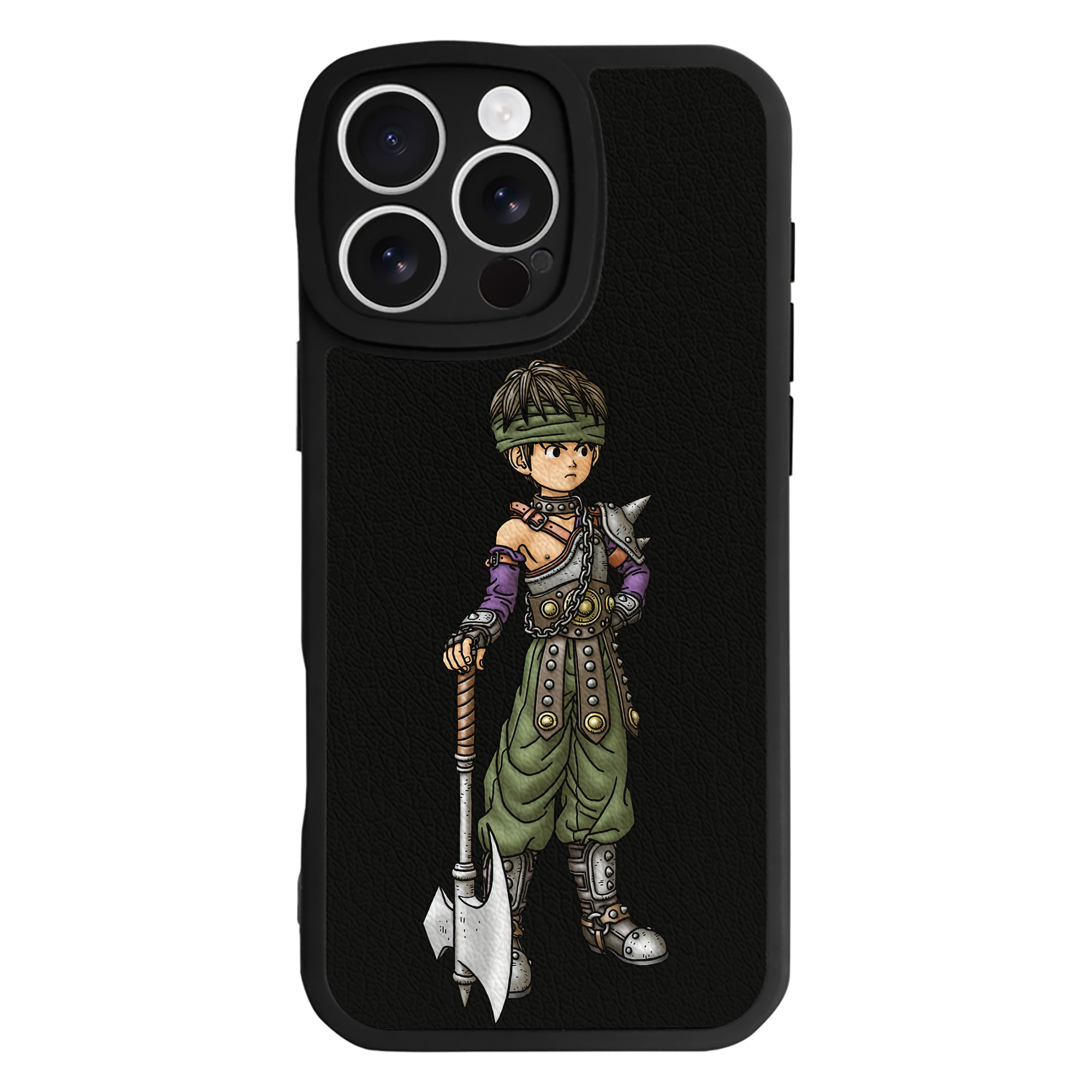 （画像用） ドラゴンクエスト Doragon Kuesuto Dragon Quest 【iPhone 16シリーズ対応】シリコンスマホケース（レザー調） 材質：シリコン